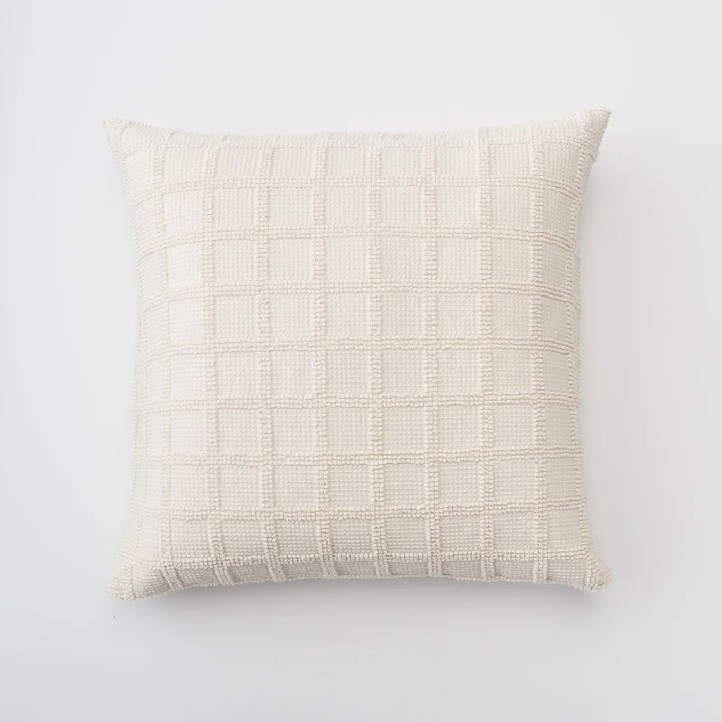 Back Support Pillows for Office ChairsPopcorn Grid Euro Pillow Sham