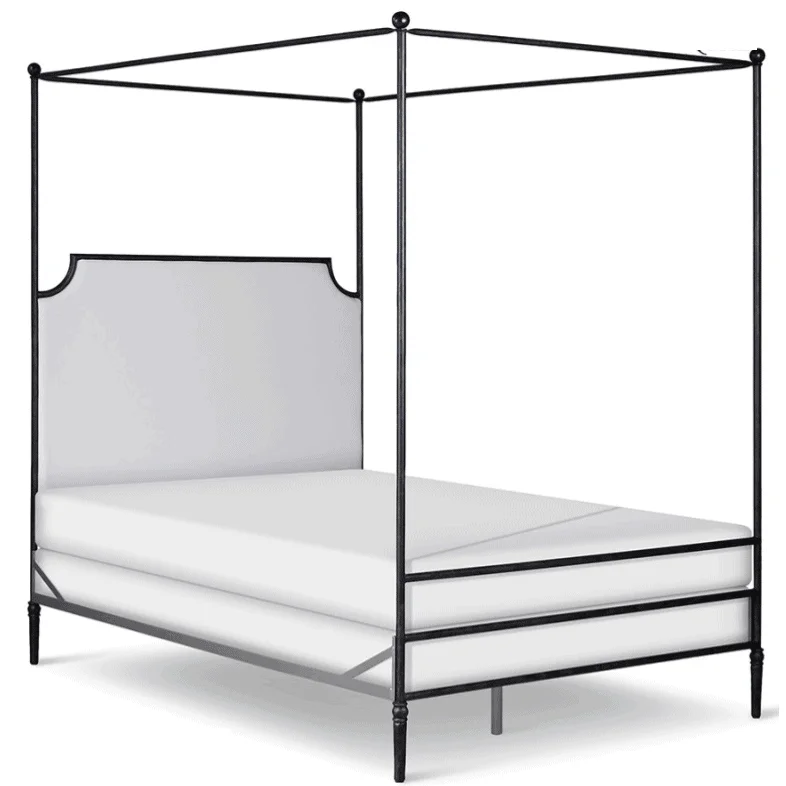 Queen - size mattresses for couples and standard bedroomsCorsican Iron Canopy Bed 43428 | Straight Canopy Olivia Bed Queen - size mattresses for couples and standard bedroomsCorsican Iron Canopy Bed 43428 | Straight Canopy Olivia Bed