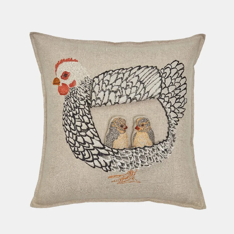Silk Pillows for Smooth Skin and HairMother Hen Square Pocket Pillow