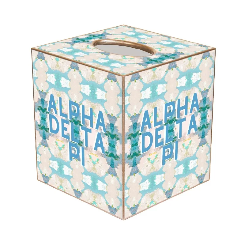 Button - closure duvet covers for a classic and secure fasteningAlpha Delta Pi Tissue Box Cover Button - closure duvet covers for a classic and secure fasteningAlpha Delta Pi Tissue Box Cover