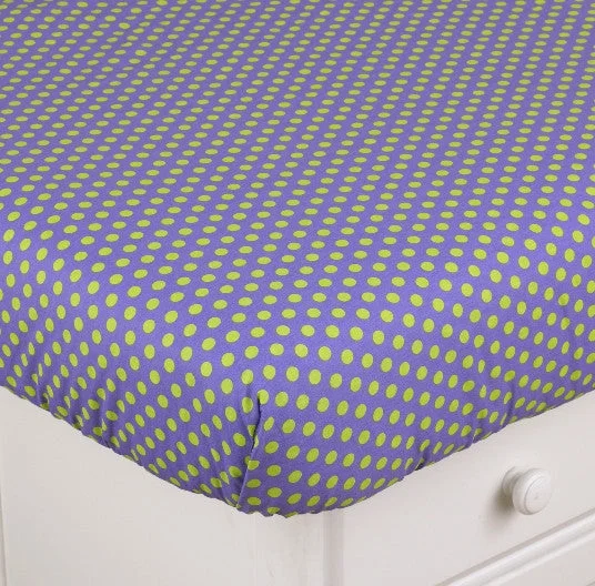 Queen - Size Sheet Sets with a European Pillowcase SetPeriwinkle Fitted Crib Sheet