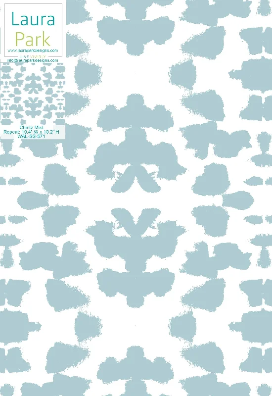 Flannel duvet covers for warmth in cold weatherChintz Mist Wallpaper