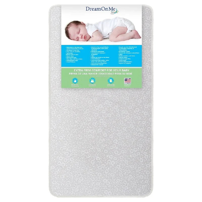 Polyester - foam mattresses for budget - friendly optionsDream On Me Vinyl Orthopedic Extra Firm Foam Standard Crib Mattress Polyester - foam mattresses for budget - friendly optionsDream On Me Vinyl Orthopedic Extra Firm Foam Standard Crib Mattress