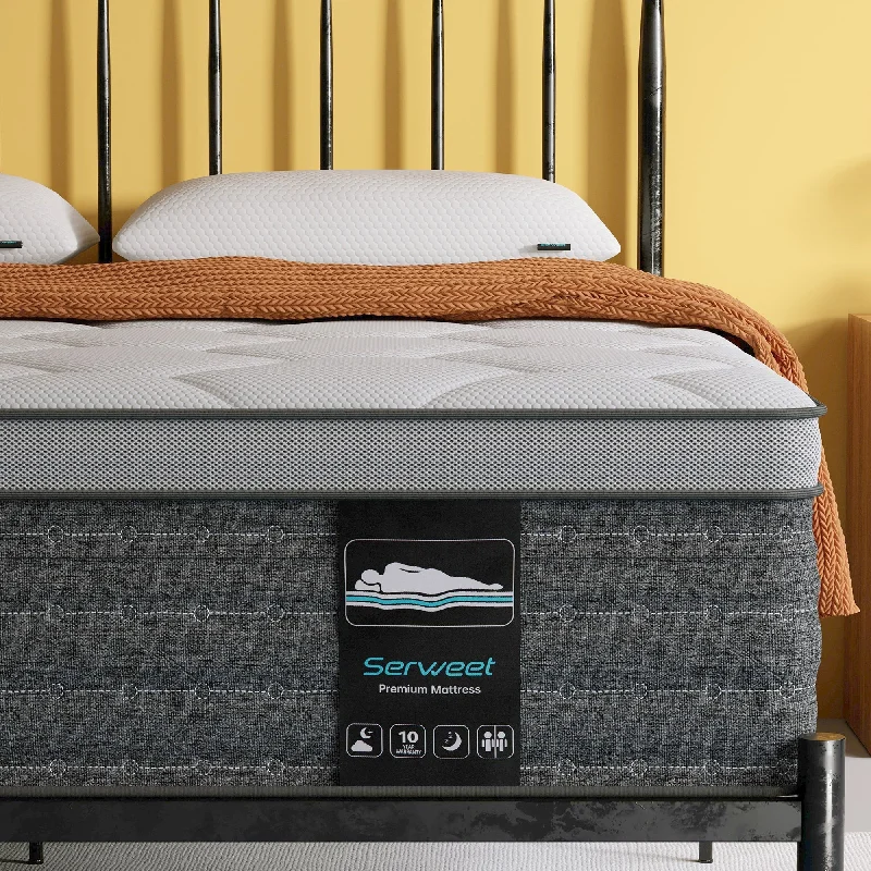 Hybrid mattresses combining foam and innerspring technology14 Inches Mattress, Memory Foam and Pocketed Spring Hybrid Mattress,Medium Firmness Mattress,Queen and King Size Optional Hybrid mattresses combining foam and innerspring technology14 Inches Mattress, Memory Foam and Pocketed Spring Hybrid Mattress,Medium Firmness Mattress,Queen and King Size Optional
