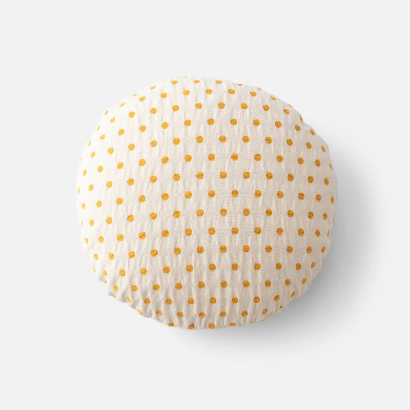 Velvet Pillows for a Touch of ElegancePolka Dot Circle Pillow
