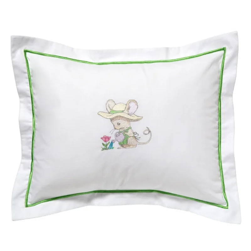 Back Support Pillows for Office ChairsBaby Boudoir Pillow Cover in Gardening Mouse Green Back Support Pillows for Office ChairsBaby Boudoir Pillow Cover in Gardening Mouse Green
