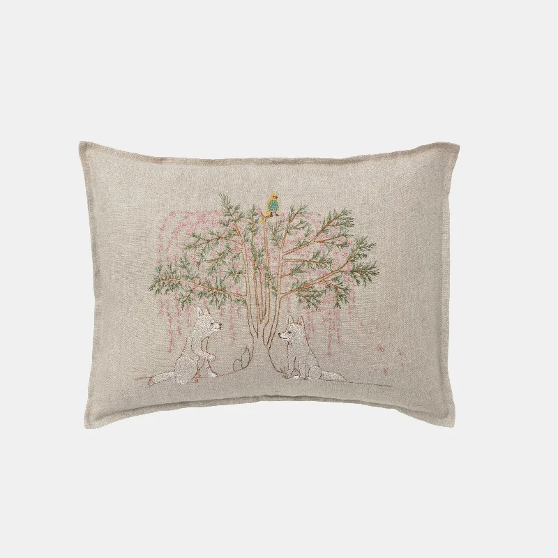 Round Pillows for Boho-Style InteriorsFriendship Tree Lumbar Pillow