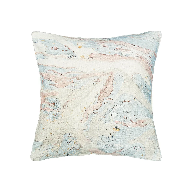 Round Pillows for Boho-Style InteriorsMarble Decorative Pillow