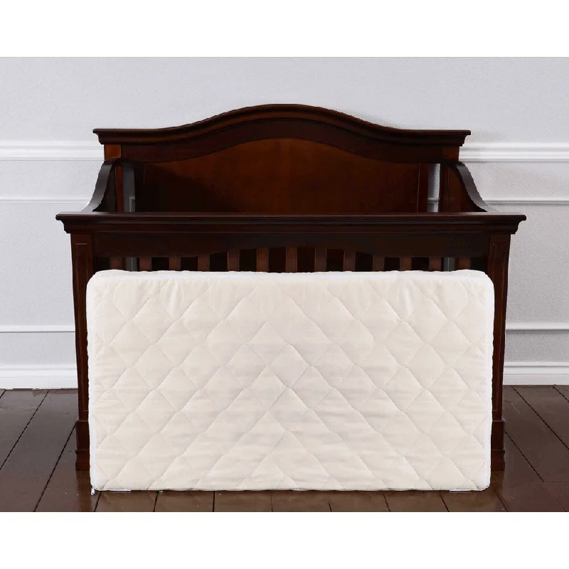 Organic cotton mattresses for a chemical - free sleep surfaceNatural Crib Mattress in White - Cream Organic cotton mattresses for a chemical - free sleep surfaceNatural Crib Mattress in White - Cream
