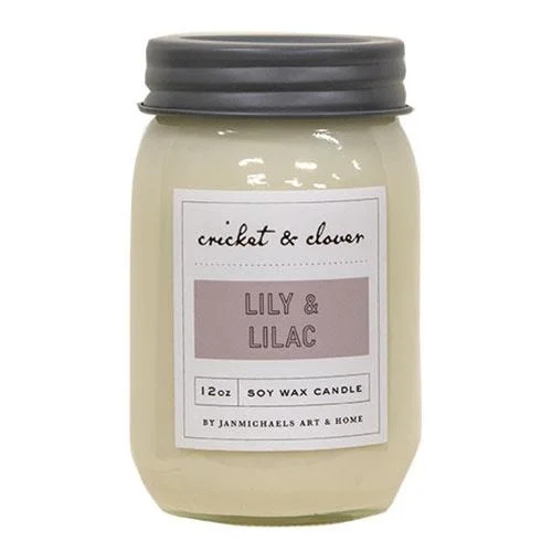 Lily & Lilac Jar Candle 12oz