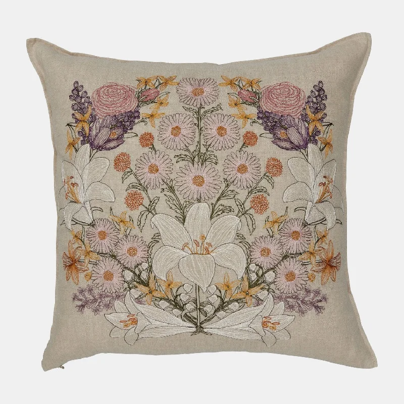 Pregnancy Pillows for Expectant MothersLilies and Daisies Square Pillow
