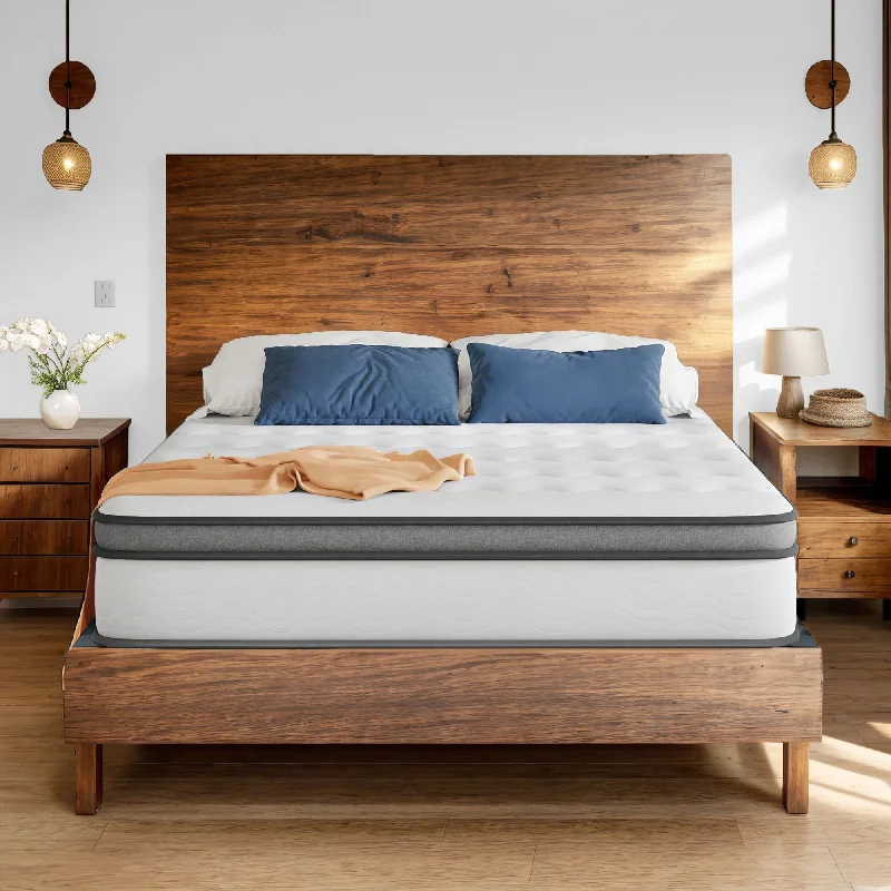 Hybrid mattresses combining foam and innerspring technologyMoasis 12-inch Hybrid Memory Foam Mattress in a Box with Pocket Coil Hybrid mattresses combining foam and innerspring technologyMoasis 12-inch Hybrid Memory Foam Mattress in a Box with Pocket Coil