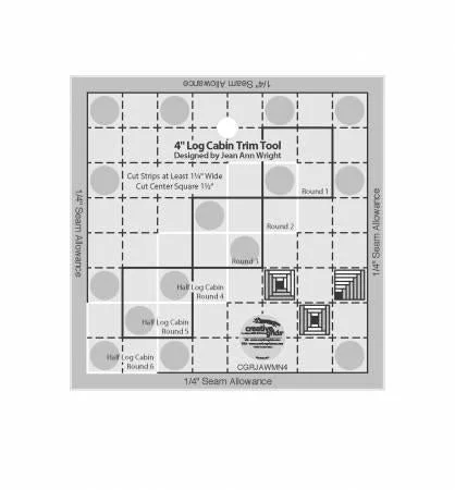 Soft and Fluffy Pillows for Bedroom ComfortCreative Grids 4" Log Cabin