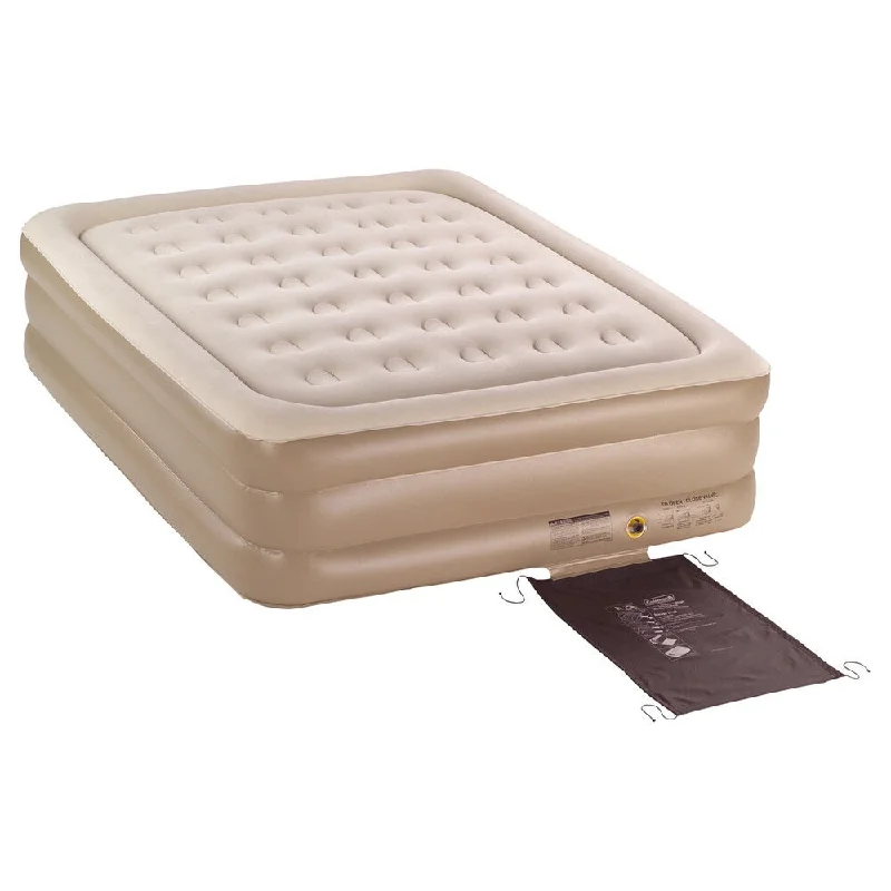 Queen - size mattresses for couples and standard bedroomsColeman Queen-size Double High Quickbed Air Bed with 120V Pump Queen - size mattresses for couples and standard bedroomsColeman Queen-size Double High Quickbed Air Bed with 120V Pump