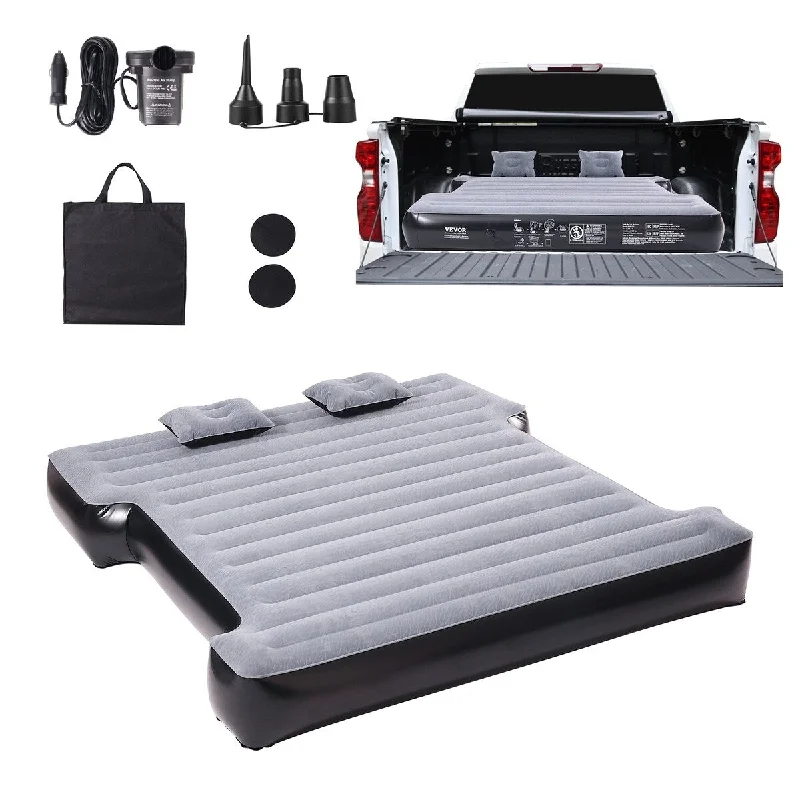 Gel - infused memory foam mattresses for cooler sleepVEVOR Truck Bed Air Mattress, for Full Size Short Truck Beds for Silverado, RAM, F Series, Sierra, Titan, Tundra Gel - infused memory foam mattresses for cooler sleepVEVOR Truck Bed Air Mattress, for Full Size Short Truck Beds for Silverado, RAM, F Series, Sierra, Titan, Tundra