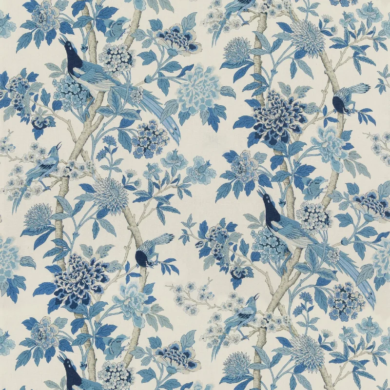 Lumbar Support Pillows for Car SeatsGP&J Baker Hydrangea Bird Print Decorative Fabric