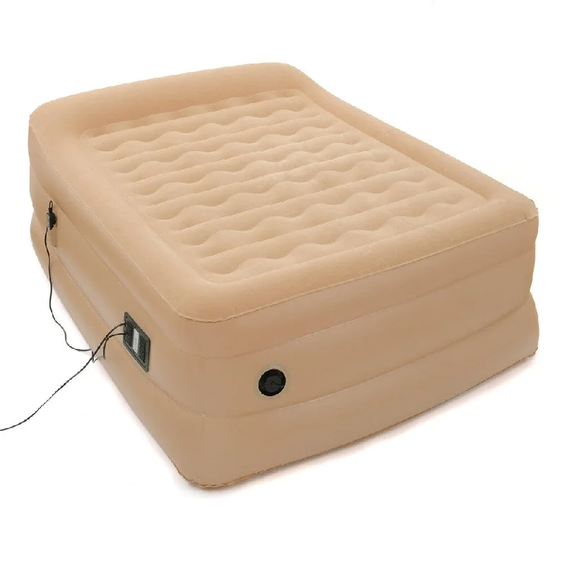 Queen - size mattresses for couples and standard bedroomsEasy Riser 25-inch Queen-size Air Bed with Built-in Pillow Queen - size mattresses for couples and standard bedroomsEasy Riser 25-inch Queen-size Air Bed with Built-in Pillow