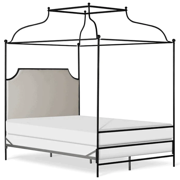Organic cotton mattresses for a chemical - free sleep surfaceCorsican Iron Canopy Bed 43152 | Olivia Double Canopy Bed with Upholstered Headboard Organic cotton mattresses for a chemical - free sleep surfaceCorsican Iron Canopy Bed 43152 | Olivia Double Canopy Bed with Upholstered Headboard