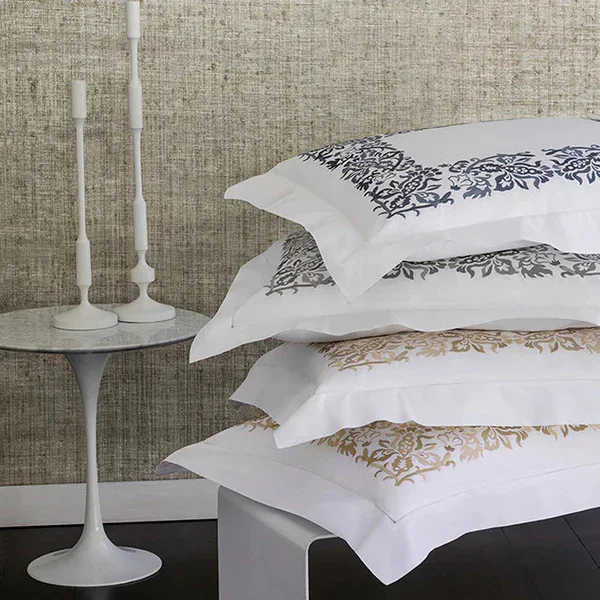 Quilted Cotton Sheets for a Warm and Inviting BedSaxon Embroidered Sheet Collection Quilted Cotton Sheets for a Warm and Inviting BedSaxon Embroidered Sheet Collection
