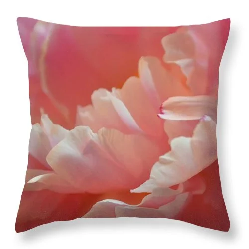 Adjustable Pillows for Customized ComfortEarthWise Designs Peony I - Throw Pillow