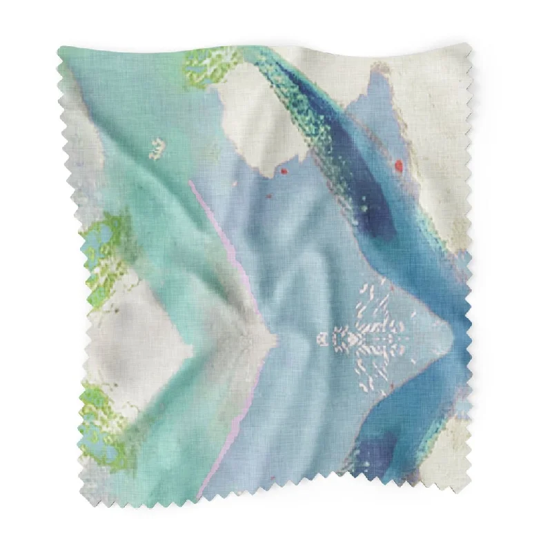 Geometric - patterned duvet covers for a modern and stylish lookJasmine Blue Fabric by the Yard Geometric - patterned duvet covers for a modern and stylish lookJasmine Blue Fabric by the Yard