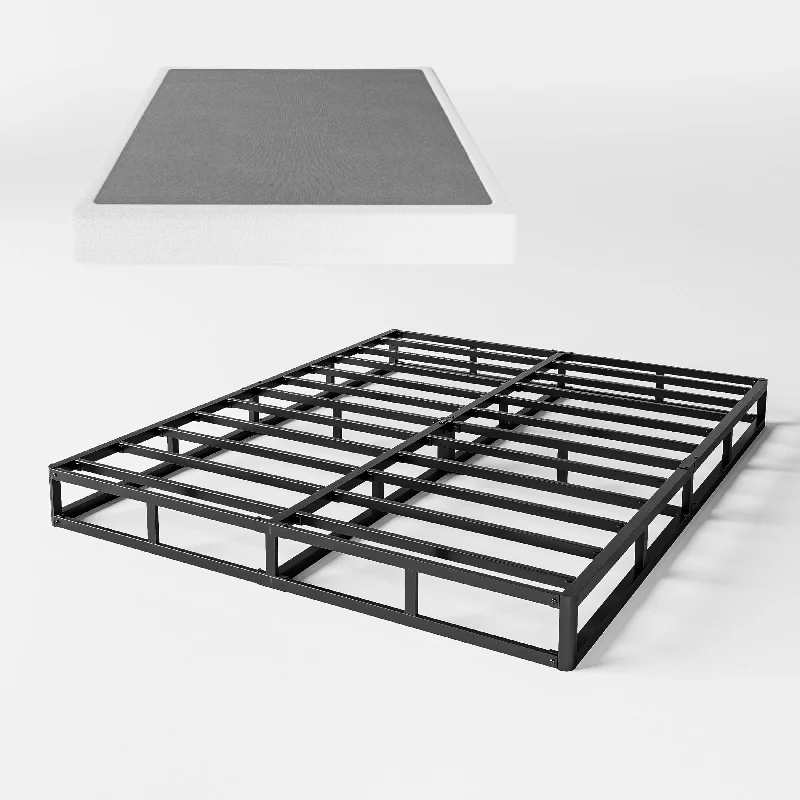 Hybrid mattresses combining foam and innerspring technologyFSCHOS 7 Inch Metal Box Spring, Basics Mattress Foundation, No Legs Hybrid mattresses combining foam and innerspring technologyFSCHOS 7 Inch Metal Box Spring, Basics Mattress Foundation, No Legs