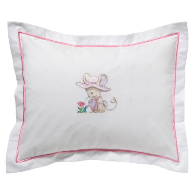 Memory Foam Pillows for Neck SupportBaby Boudoir Pillow Cover in Gardening Mouse Pink Memory Foam Pillows for Neck SupportBaby Boudoir Pillow Cover in Gardening Mouse Pink