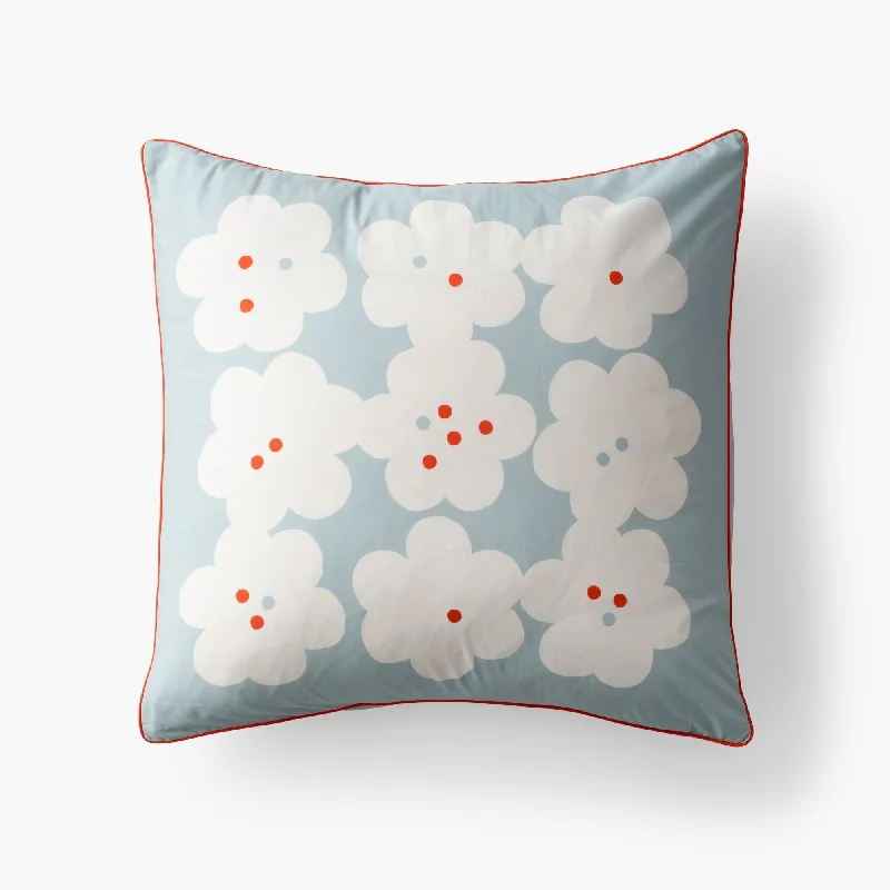 Square Pillows for Modern Home DecorPaper Flower Pillow Sham
