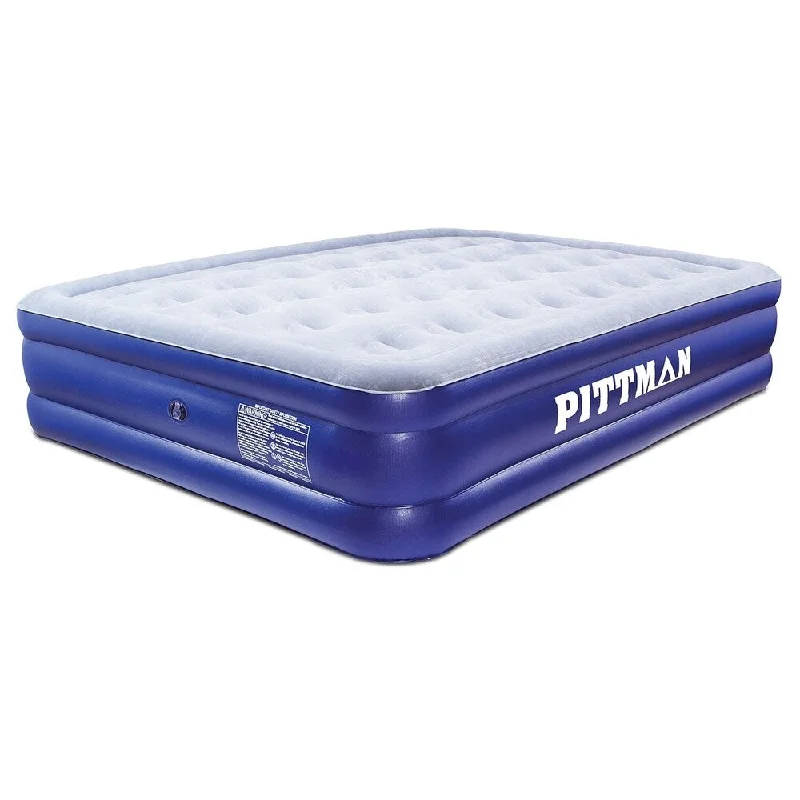 Latex mattresses with natural bounce and breathabilityPittman Outdoors Double High Queen Air Mattress w/Electric Pump - Blue Latex mattresses with natural bounce and breathabilityPittman Outdoors Double High Queen Air Mattress w/Electric Pump - Blue