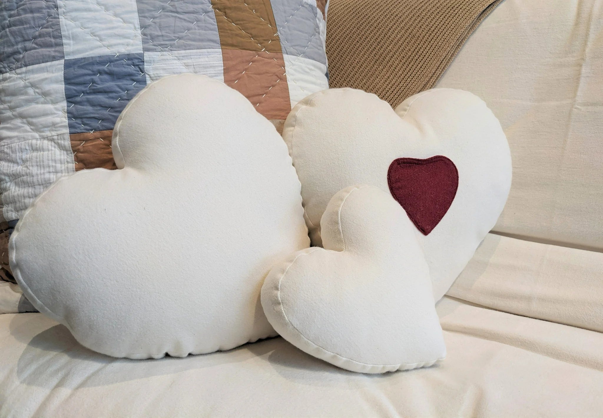 Down Alternative Pillows for Ethical ChoicesSoaring Heart Heart Pillow