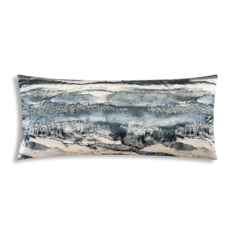Cooling Pillows for Hot SleepersCapri Charcoal Velvet Pillow