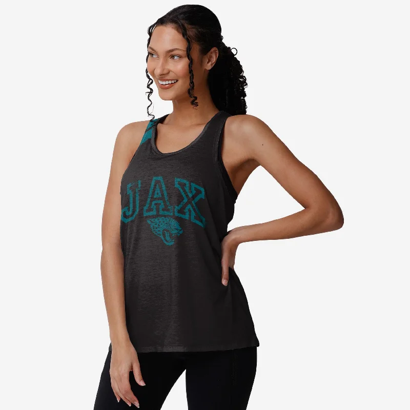 Jacksonville Jaguars Womens Team Twist Sleeveless Top