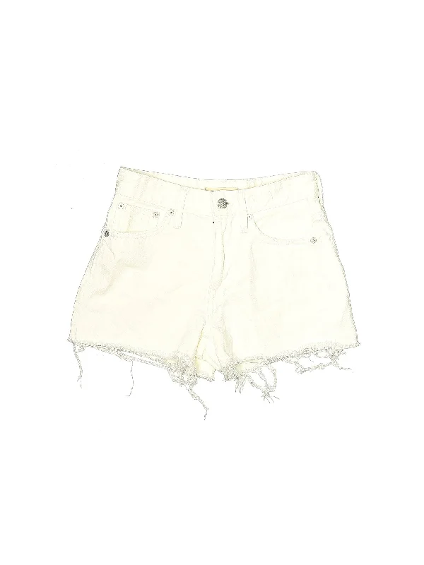 Low-Rise Denim Shorts