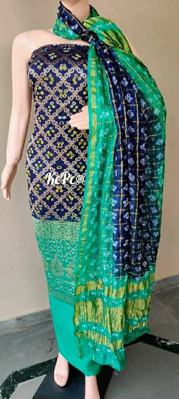 KcPc Banarasi Bandhej Gharchola salwar suit