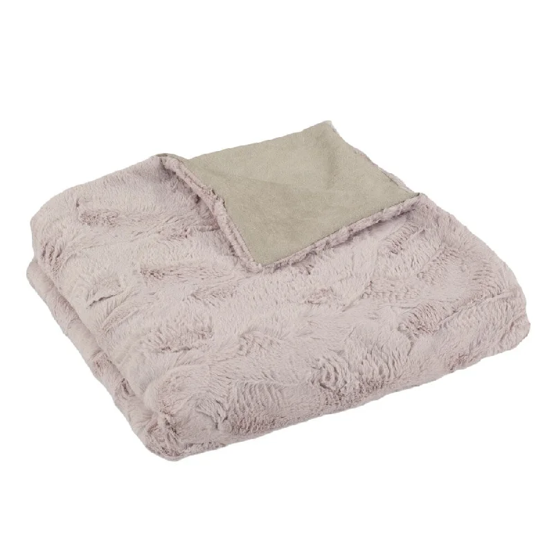 Acrylic blankets for a soft and affordable alternativeBlush Animal Print Throw