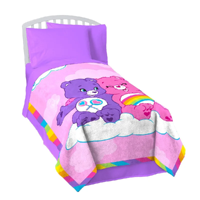 Fleece blankets for a cozy and plush textureCare Bears Twin-size Blanket