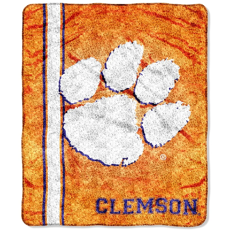 King - size blankets to cover large beds comfortablyClemson Sherpa Throw Blanket