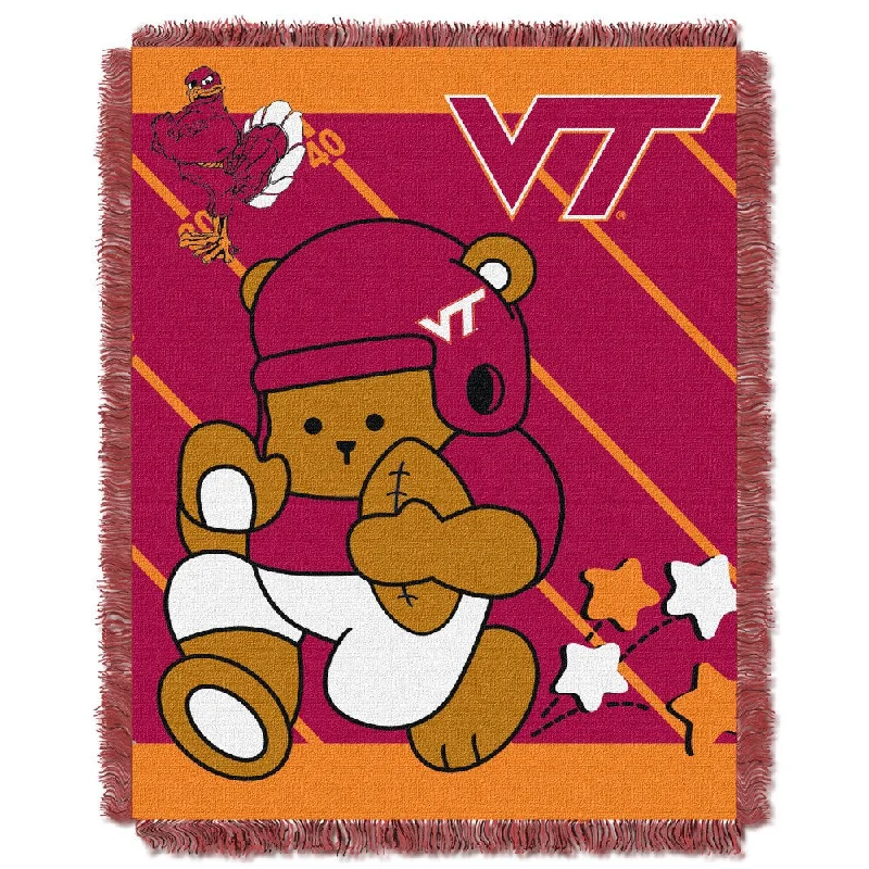 Cotton blankets for breathability and a lightweight feelCOL 044 Virginia Tech Baby Blanket Cotton blankets for breathability and a lightweight feelCOL 044 Virginia Tech Baby Blanket