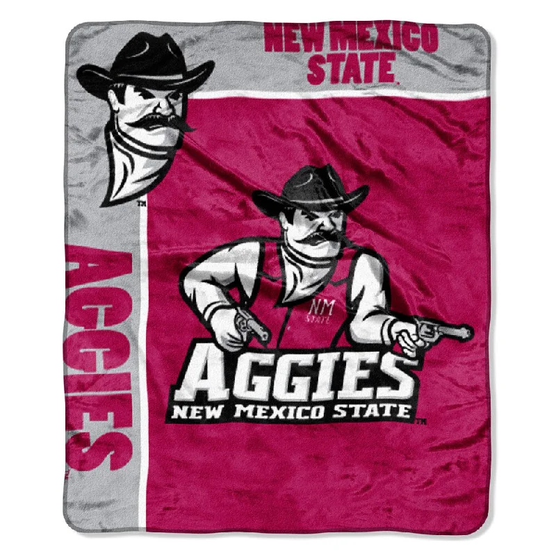 Bamboo fiber blankets with natural antibacterial propertiesCOL 703 New Mexico State School Spirit Raschel Throw Bamboo fiber blankets with natural antibacterial propertiesCOL 703 New Mexico State School Spirit Raschel Throw