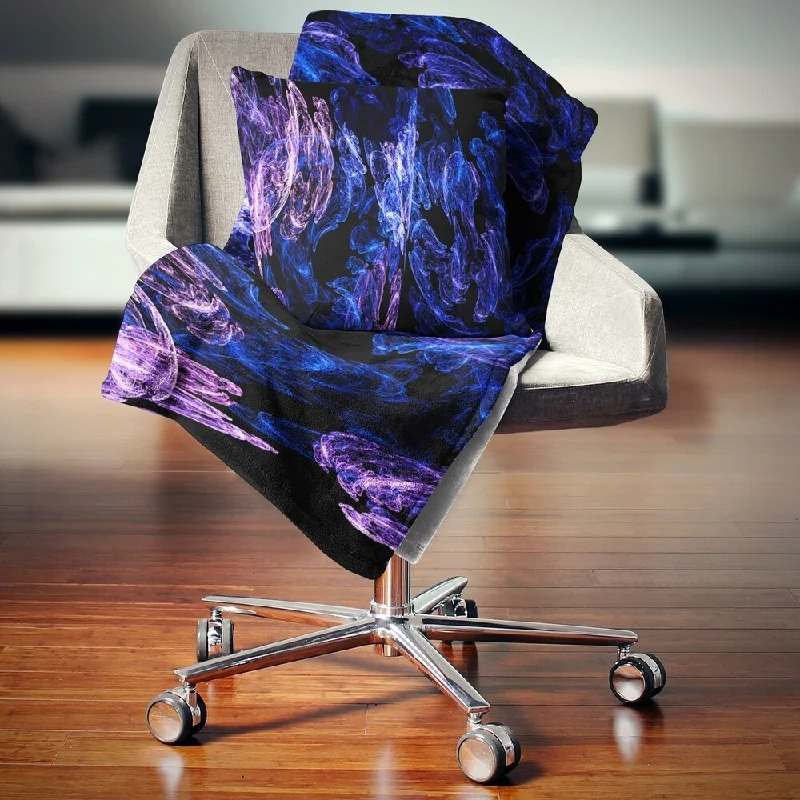 Cashmere blankets for ultimate softness and luxuryDesignart 'Dark Blue Fractal Desktop' Abstract Throw Blanket Cashmere blankets for ultimate softness and luxuryDesignart 'Dark Blue Fractal Desktop' Abstract Throw Blanket