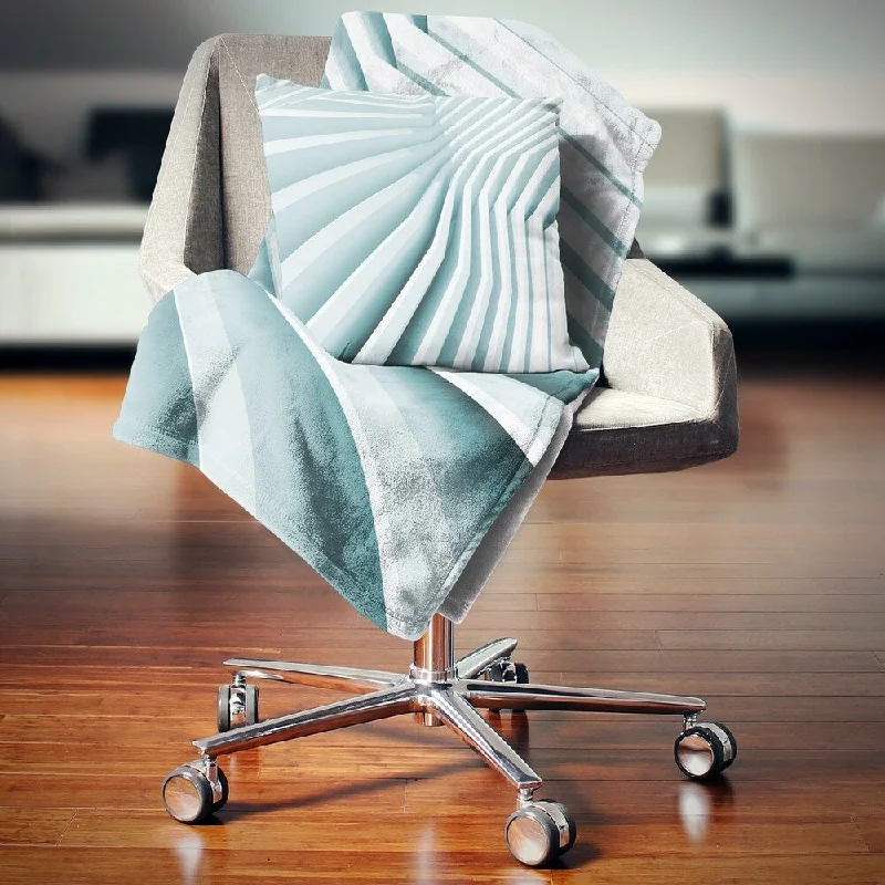 Silk blankets with a smooth and elegant touchDesignart 'Fractal Architecture 3D Waves' Contemporary Throw Blanket Silk blankets with a smooth and elegant touchDesignart 'Fractal Architecture 3D Waves' Contemporary Throw Blanket