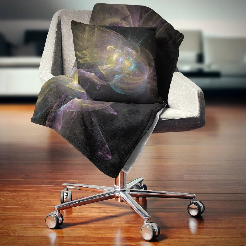 Wool blankets with natural warmth and insulationDesignart 'Fractal Background Bright Glare' Abstract Throw Blanket Wool blankets with natural warmth and insulationDesignart 'Fractal Background Bright Glare' Abstract Throw Blanket