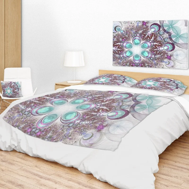 Acrylic blankets for a soft and affordable alternativeDesignart 'Fractal Flower of Blue Digital Art' Flower Throw Blanket