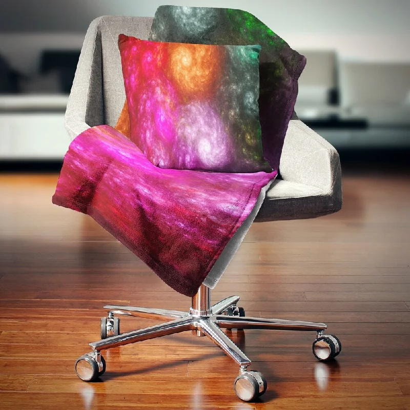 Bamboo fiber blankets with natural antibacterial propertiesDesignart 'Multi Color Rotating Galaxies' Abstract Throw Blanket Bamboo fiber blankets with natural antibacterial propertiesDesignart 'Multi Color Rotating Galaxies' Abstract Throw Blanket