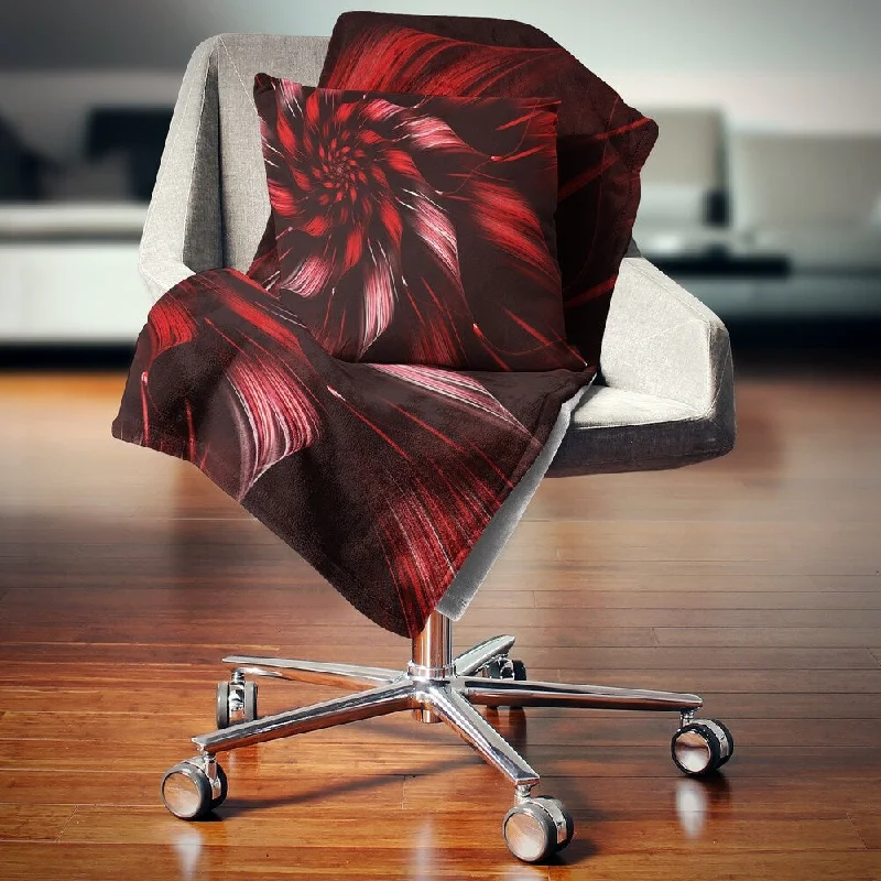 Bamboo fiber blankets with natural antibacterial propertiesDesignart 'Multicolor Symmetrical Fractal Flower' Floral Throw Blanket Bamboo fiber blankets with natural antibacterial propertiesDesignart 'Multicolor Symmetrical Fractal Flower' Floral Throw Blanket