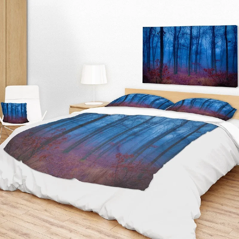 Acrylic blankets for a soft and affordable alternativeDesignart 'Mysterious Blue Thick Woods' Modern Forest Throw Blanket Acrylic blankets for a soft and affordable alternativeDesignart 'Mysterious Blue Thick Woods' Modern Forest Throw Blanket