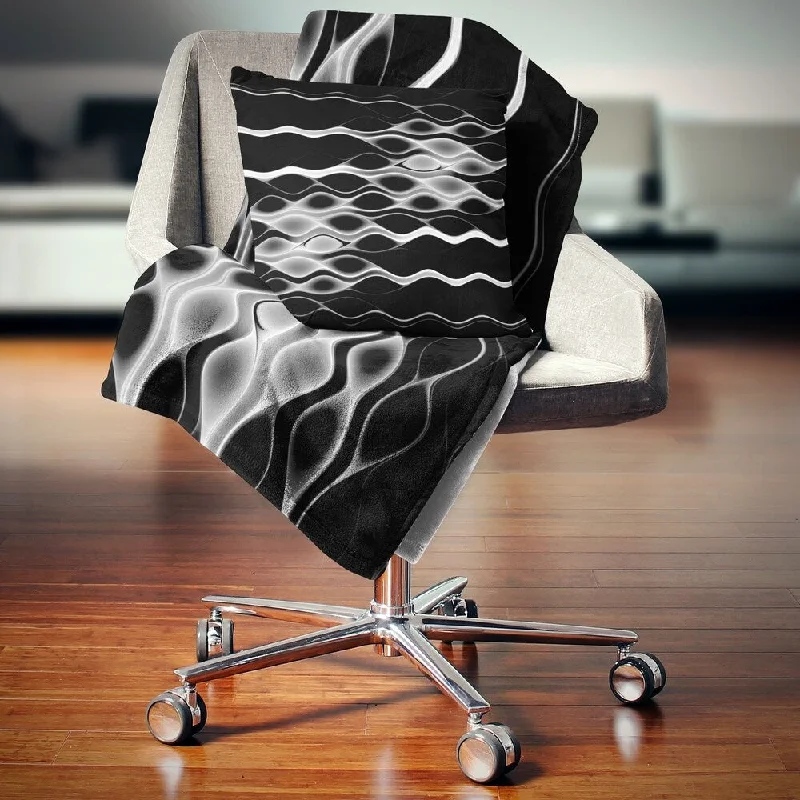 Acrylic blankets for a soft and affordable alternativeDesignart 'White Waves Fractal Pattern' Abstract Throw Blanket Acrylic blankets for a soft and affordable alternativeDesignart 'White Waves Fractal Pattern' Abstract Throw Blanket