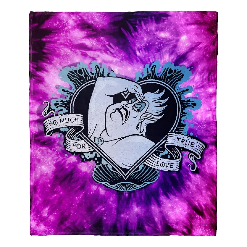 Recycled polyester blankets for an eco - conscious optionDisney Villains So Much Ursula Silk Touch Throw Blanket Recycled polyester blankets for an eco - conscious optionDisney Villains So Much Ursula Silk Touch Throw Blanket