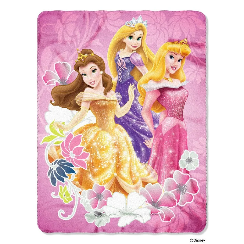 Queen - size blankets for standard - sized bedsENT 018 Princess Shining Flowers Blanket Queen - size blankets for standard - sized bedsENT 018 Princess Shining Flowers Blanket