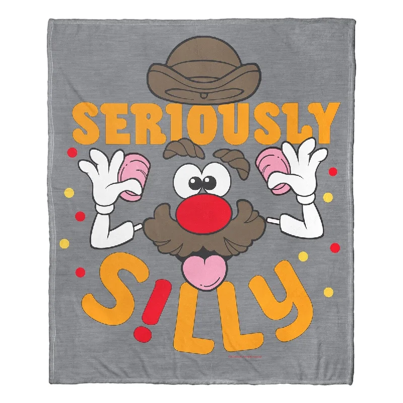 Silk blankets with a smooth and elegant touchHasbro Potato Head Seriously Silly Silk Touch Throw Blanket Silk blankets with a smooth and elegant touchHasbro Potato Head Seriously Silly Silk Touch Throw Blanket